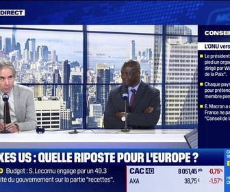 Replay BFM Bourse - Le Club :Les Européens détiennent 40% des obligations US à l'étranger et peuvent donc freiner D. Trump - 20/01