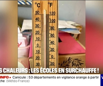 Replay Week-end première - Plus de 30 degrés dans les classes: les fortes chaleurs touchent les écoles