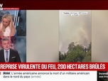 Replay BFM Grand Soir - Var : reprise virulente du feu, 200 hectares brûlés - 19/07