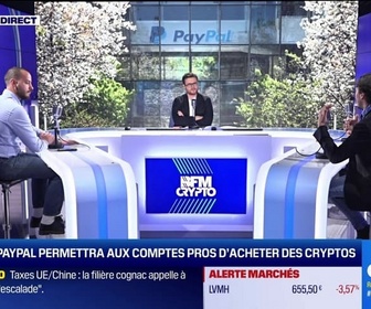 Replay BFM Crypto, le Club : Paypal va permettre aux comptes pros d'acheter des crypto - 08/10