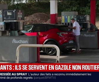 Replay BFM Première - Prix des carburants: des automobilistes utilisent illégalement du gazole non routier pour payer moins cher