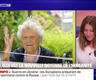 Replay 20H BFM - L'IMAGE DU 20H - Les secrets d'Ethel Caterham, la nouvelle doyenne de l'humanité âgée de 115 ans
