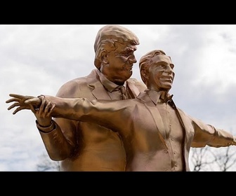 Replay Washington : une statue de Trump et Epstein en pose Titanic