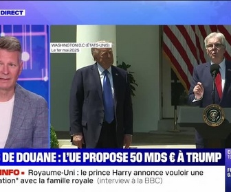 Replay News Box - Droits de douane : l'UE propose 50 milliards de dollars à Donald Trump - 02/05
