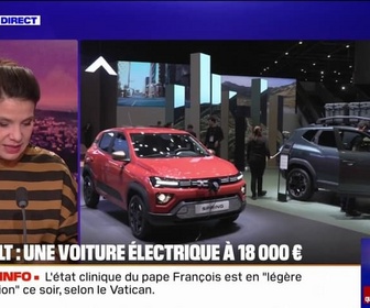 Replay 20H BFM - LE CHOIX D'AMÉLIE - Dacia va lancer une voiture électrique à moins de 18.000 euros et fabriquée en Europe