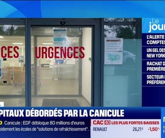 Replay Good Morning Business - Canicule : les hôpitaux sous tension