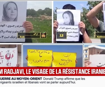 Replay BFM Première - Guerre au Moyen-Orient: Maryam Radjavi, un des visages de la contestation iranienne