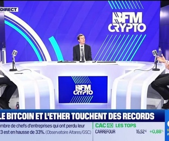 Replay BFM Crypto, le Club : Le bitcoin et l'ether touchent des records - 11/03