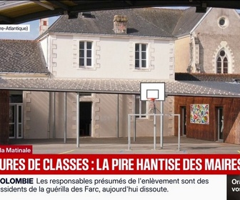 Replay BFM Première - Fermetures de classes: un dialogue entre maires, préfets et Éducation nationale expérimenté dans 18 départements
