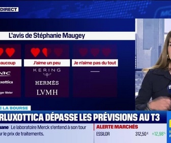 Replay BFM Bourse - On refait la séance : ETF : EssilorLuxottica s'envole, C'est le Nvidia des lunettes ! - 17/10