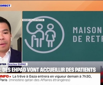 Replay Week-end première - Grippe: des EHPAD vont accueillir des patients afin de désengorger les hôpitaux