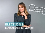 Replay Chaque voix compte - Élections : radiographie du vote RN