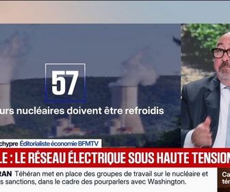 Replay BFM Première - BFM Conso : Canicule, le réseau électrique sous haute tension - 23/06