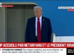 Replay BFM Première - Libération des otages enlevés le 7-Octobre: Donald Trump accueilli par le président israélien et Benjamin Netanyahu