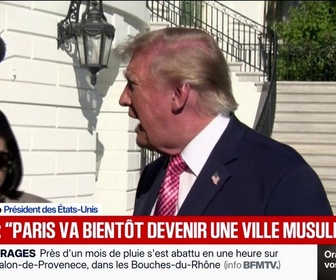 Replay BFM Première - Violences du 17 octobre: Donald Trump s'en prend à Emmanuel Macron et à l'immigration