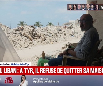 Replay BFM Première - Je suis coincé en enfer: à Tyr au Liban, certains habitants refusent de quitter leur maison malgré les frappes israéliennes