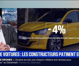 Replay BFM Première - BFM éco : Vente de voitures, les constructeurs patinent encore - 01/10