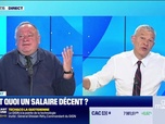Replay Le débat - Nicolas Doze face à Jean-Marc Daniel : C'est quoi le salaire décent ? - 18/04