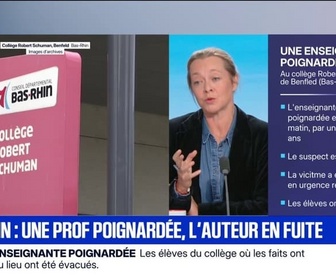 Replay Apolline de 9 à 10 - Bas-Rhin: une enseignante gravement blessée après avoir été poignardée par un élève de 14 ans