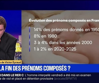 Replay BFM Grand Soir - Est-ce la fin des prénoms composés ? - 27/10
