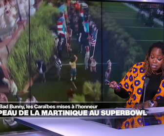Replay À l'Affiche ! - Bad Bunny au Super Bowl : le drapeau de la Martinique sur scène
