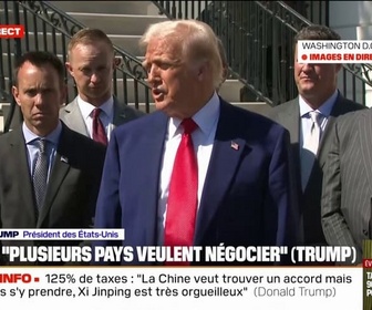 Replay 20H BFM - Droits de douane: Il y aura un peu de tempête, mais c'est une transition vers la grandeur, assure Donald Trump