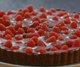 Replay Petits Plats en équilibre - Tarte chocolat framboise