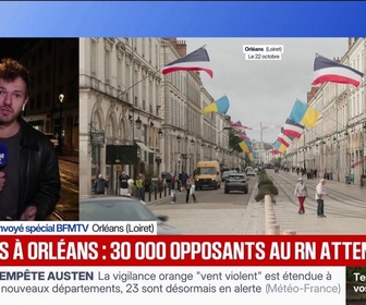 Replay BFM Première - Jusqu'à 30.000 opposants attendus en marge du congrès du RN: certains commerçants se barricadent à Orléans