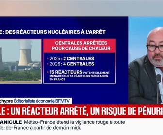 Replay BFM Première - BFM Conso : Canicule/un réacteur arrêté, un risque de pénurie ? - 10/07