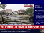 Replay 100% Mabrouk - De nombreux arbres couchés sur la route à Villejuif après de très fortes intempéries