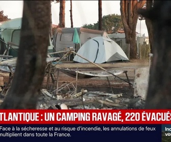 Replay BFM Grand Soir - Loire-Atlantique : un camping ravagé, 220 personnes évacuées - 11/07
