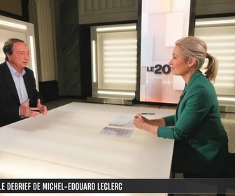 Replay Le 2010, Anne-Sophie Lapix - Le débrief du 22/02/2026 avec Michel-Édouard Leclerc
