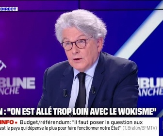 Replay BFM Politique - 100 premiers jours de Donald Trump: Le rêve américain, il n'existe plus, estime Thierry Breton