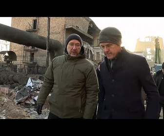 Replay Mark Rutte en visite sur un site énergétique de Kyiv, la Russie intensifie ses attaques