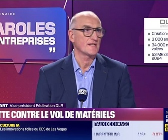 Replay Paroles d'entreprises - Joël Fruchart (Fédération DLR) : DLR lutte contre le vol de matériels - 10/01