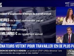 Replay BFM Grand Soir - Les Sénateurs votent pour travailler douze heures de plus par an - 22/11