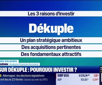 Replay Tout pour investir - Le match des valeurs : Zoom sur Vivendi et Dékuple - 12/11