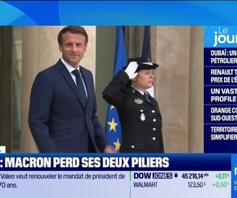 Replay Good Morning Business - Emmanuel Macron perd ses deux piliers