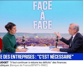 Replay Face à Face - François Villeroy de Galhau, gouverneur de la Banque de France: Sur l'année 2025, la croissance devrait être d'au moins 0,9%