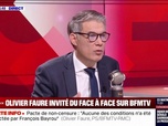 Replay Face à Face - Olivier Faure (PS): Je veux savoir ce qu'il y a exactement de prévu dans ce gouvernement