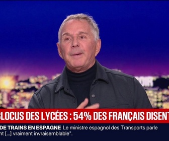Replay BFM Grand Soir - Blocus des lycées : 54% des Français disent stop - 28/10