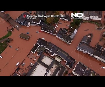 Replay Tempête Claudia : début du nettoyage dans les villages d'Ewyas Harold et Monmouth, au Royaume-Uni