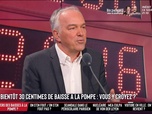 Replay Les Grandes Gueules - Une baisse provisoire de 30 centimes à la pompe , promet Michel-Edouard Leclerc. Vous y croyez ?