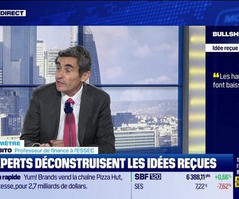Replay BFM Bourse - Bullshitomètre : Les hausses de taux font baisser les actions - FAUX répond Christian Bito - 16/06