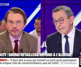 Replay BFM Politique - Influenceur algérien: J'ai considéré que la France avait été humiliée, déclare Bruno Retailleau