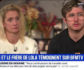 Replay Affaire suivante - La mère et le frère de Lola témoignent sur BFMTV - 23/11