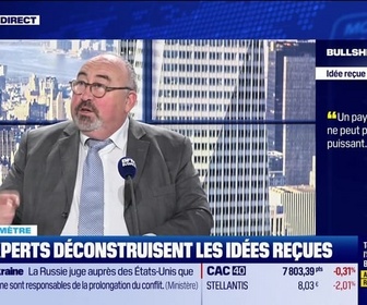 Replay BFM Bourse - Bullshitomètre : Un pays sans industrie ne peut pas être puissant - FAUX répond Emmanuel Lechypre - 25/09