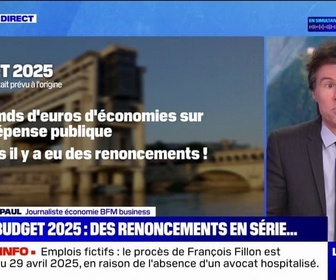 Replay La chronique éco - Budget: les reculs du gouvernement qui fragilisent l'objectif de réduction des déficits