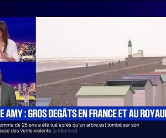 Replay BFM Grand Soir - Vents violents : deux morts à cause de la tempête Amy - 04/10