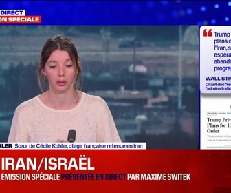 Replay BFM Story - Story 2 : Cécile Kohler retenue en otage en Iran, sa sœur sur BFMTV - 19/06